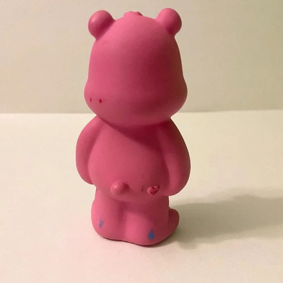 Vintage TCFC Care Bear Squeeze Toy Cheer Bear 4 Inch Tall Figure - Picture 4 of 9